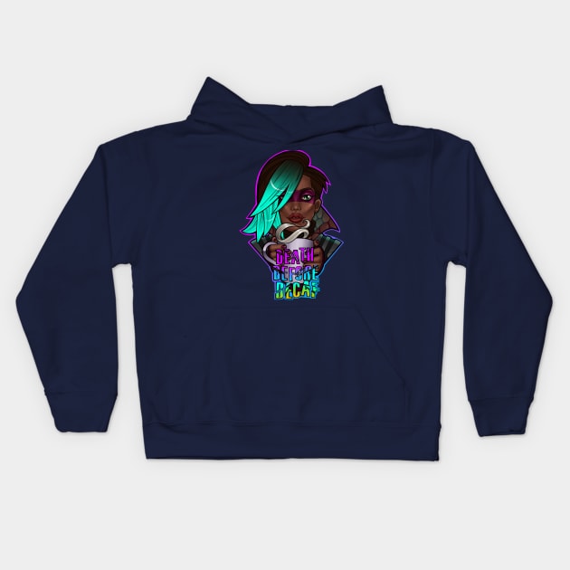 Borderlands - Death Before Decaf Kids Hoodie by Candymachine85